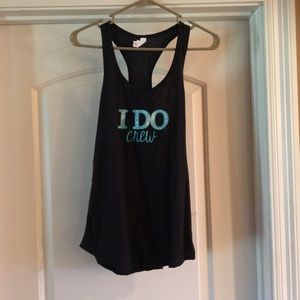 🛍Black racer back tank